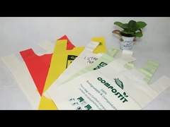 Vari punti di cucitura e stampa sacchetti da spesa in plastica riciclata